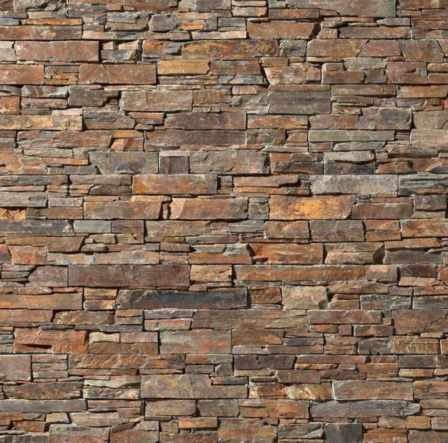 multicolour slate Z stone cladding
