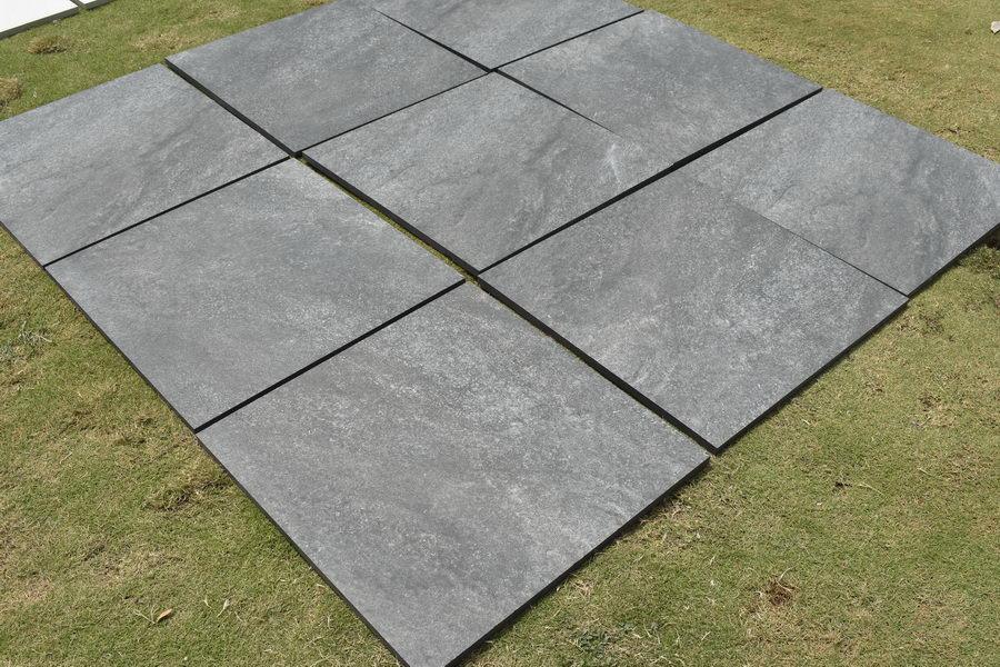 nero porcelain paving