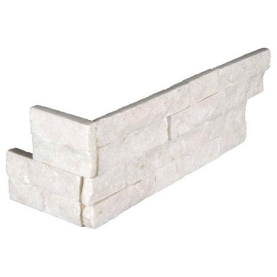 sparkle white split face tiles